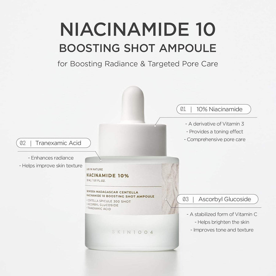 SKIN1004 Niacinamide 10% Boosting Shot Ampoule
