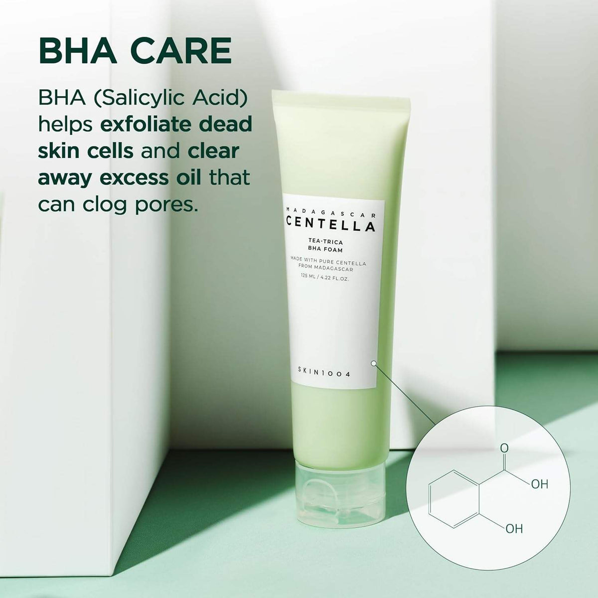 SKIN1004 Madagascar Centella Tea-Trica BHA Foam