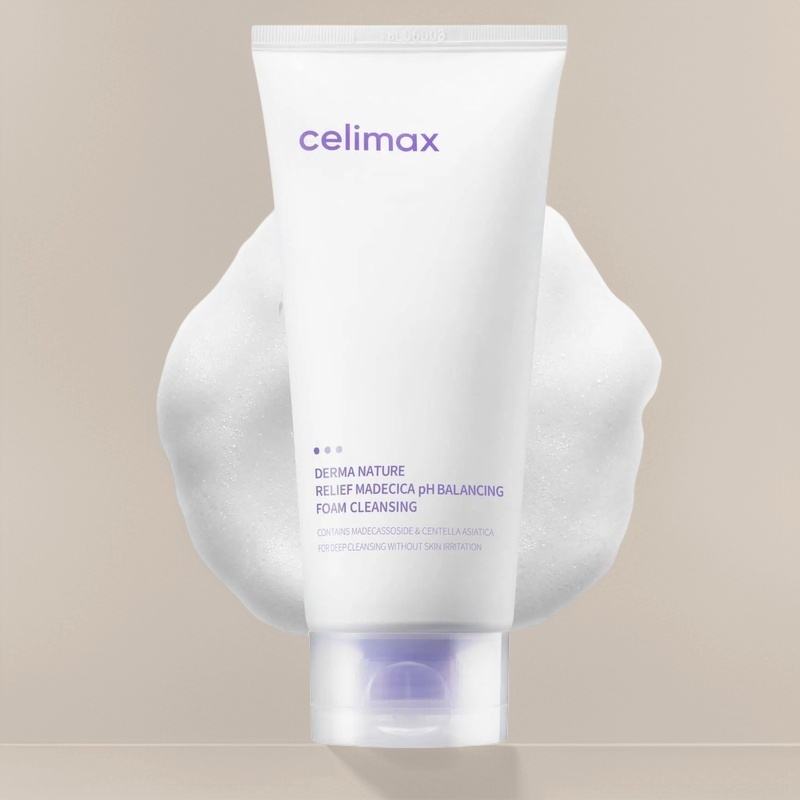 Celimax Derma Nature Relief Madecica pH Balancing Foam Cleansing